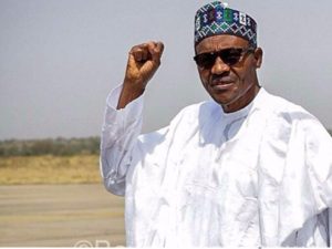 President Buhari in happy mood over Eagles victory